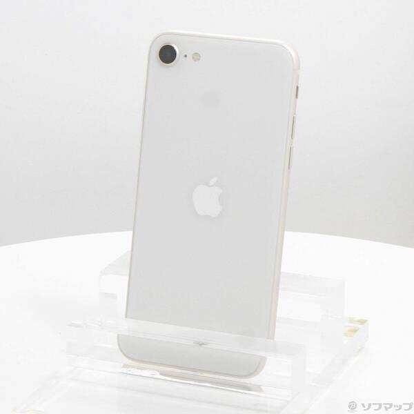 〔中古〕Apple(アップル) iPhone SE 第3世代 64GB スターライト MMYD3J／A SIMフリー〔377-ud〕 | 
