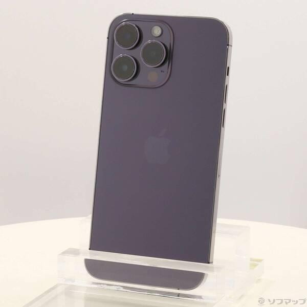 〔中古〕Apple(アップル) iPhone14 Pro Max 128GB ディープパープル MQ993J／A SIMフリー〔348-ud〕 | 