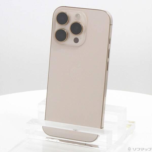 〔中古〕Apple(アップル) iPhone16 Pro 256GB デザートチタニウム MYN23J／A SIMフリー〔276-ud〕 | 