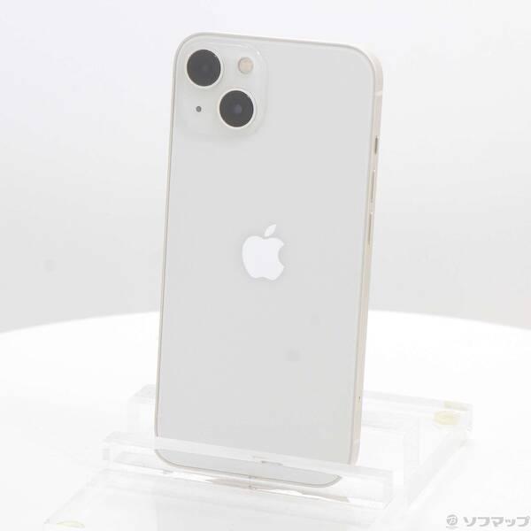 〔中古〕Apple(アップル) iPhone13 256GB スターライト MLNJ3J／A SIMフリー〔377-ud〕 | 