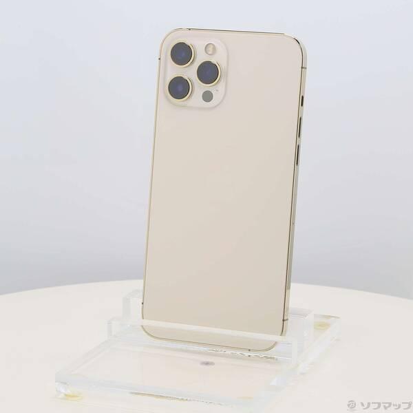 〔中古〕Apple(アップル) iPhone12 Pro Max 128GB ゴールド MGCW3J／A SIMフリー〔377-ud〕 | 