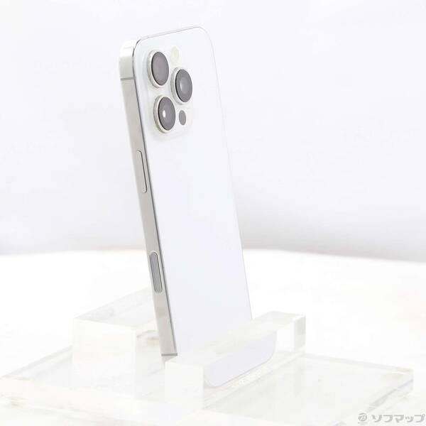 〔中古〕Apple(アップル) iPhone16 Pro 256GB ホワイトチタニウム MYN13J／A SIMフリー〔377-ud〕 |  | 03