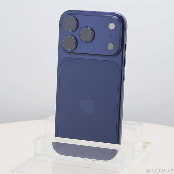 〔中古〕Apple(アップル) iPhone17 Pro 256GB ディープブルー MG874J／A SIMフリー〔305-ud〕 | 