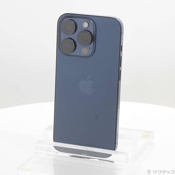 〔中古〕Apple(アップル) iPhone15 Pro 128GB ブルーチタニウム MTUA3J／A SIMフリー〔371-ud〕 | 