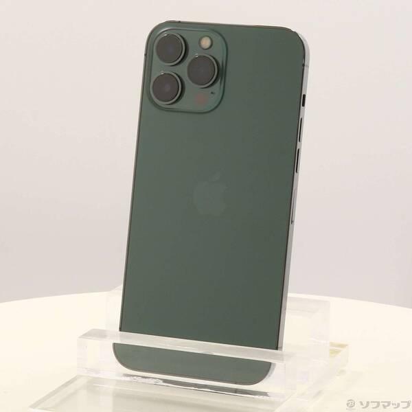 〔中古〕Apple(アップル) iPhone13 Pro Max 128GB アルパイングリーン MNCU3J／A SIMフリー〔198-ud〕 | 