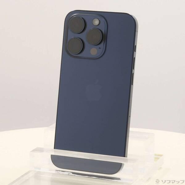 〔中古〕Apple(アップル) iPhone15 Pro 256GB ブルーチタニウム MTUG3J／A SIMフリー〔348-ud〕 | 