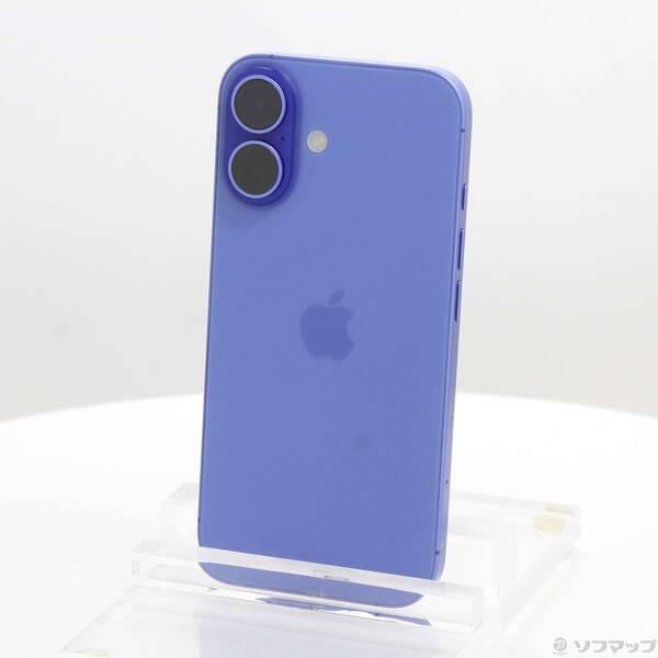 〔中古〕Apple(アップル) iPhone16 256GB ウルトラマリン MYE03J／A SIMフリー〔198-ud〕 | 