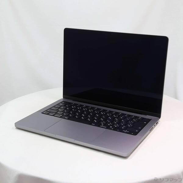 〔中古〕Apple(アップル) MacBook Pro 14.2-inch Late-2021 MKGQ3J／A Apple M1 Pro 10コアCPU_16コアGPU 16GB SSD1TB スペースグレイ 〔26.3 Tahoe〕〔258-ud〕 | 