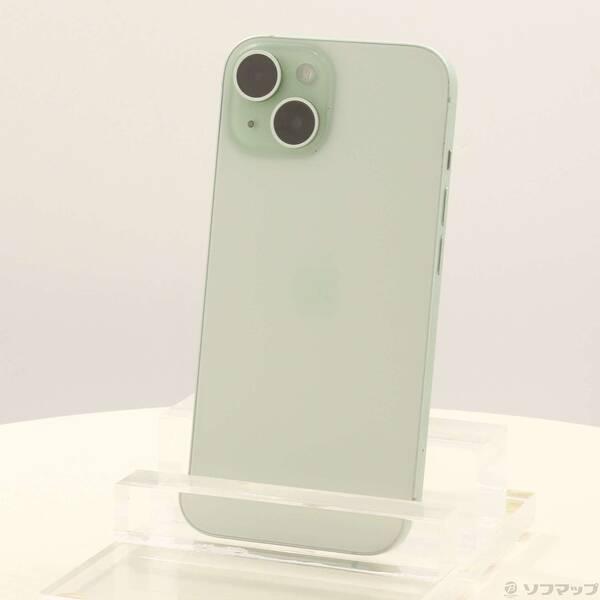 〔中古〕Apple(アップル) iPhone15 256GB グリーン MTMT3J／A SIMフリー〔276-ud〕 | 