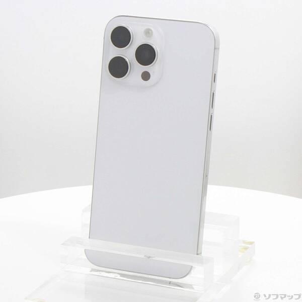 〔中古〕Apple(アップル) iPhone16 Pro Max 256GB ホワイトチタニウム MYWH3J／A SIMフリー〔349-ud〕 | 