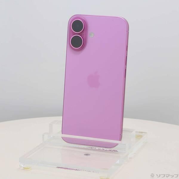 〔中古〕Apple(アップル) iPhone16 256GB ピンク MYDY3J／A SIMフリー〔348-ud〕 | 