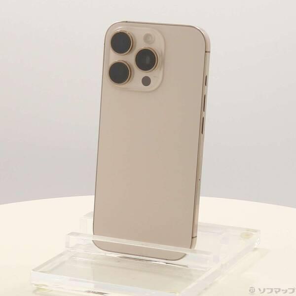 〔中古〕Apple(アップル) iPhone16 Pro 128GB デザートチタニウム MYMX3J／A SIMフリー〔276-ud〕 | 