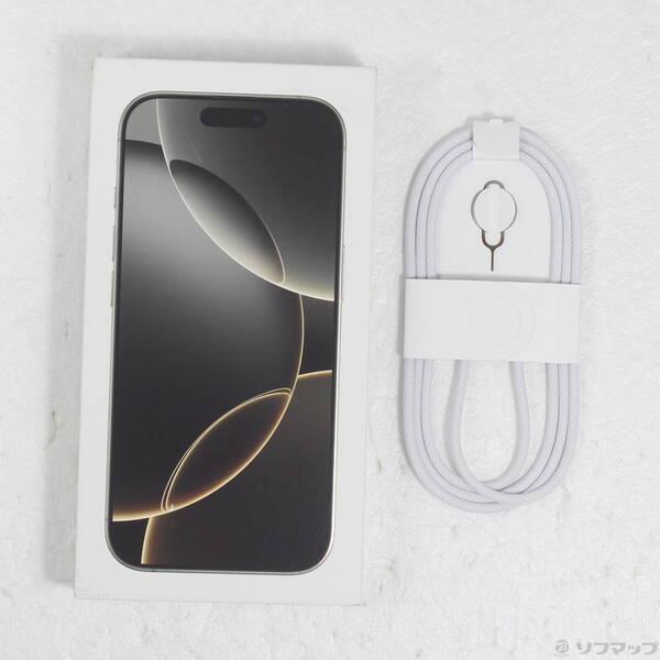 〔中古〕Apple(アップル) iPhone16 Pro 256GB ナチュラルチタニウム MYN33J／A SIMフリー〔297-ud〕 |  | 04