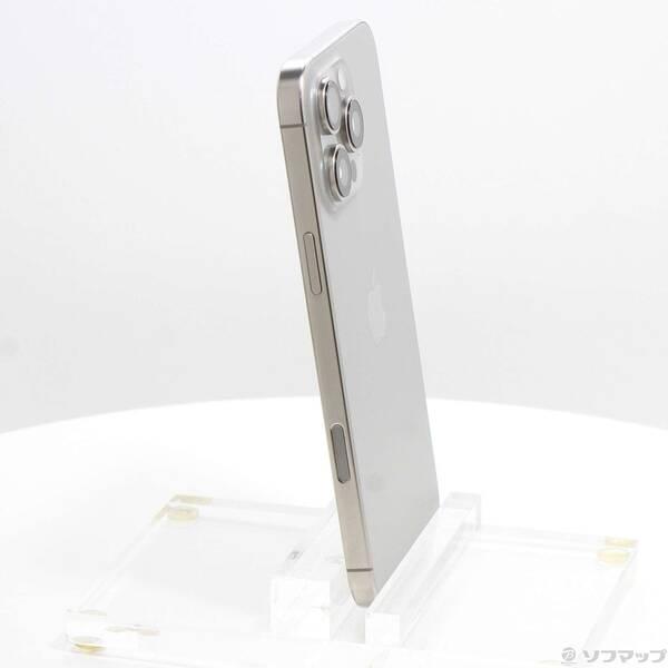 〔中古〕Apple(アップル) iPhone16 Pro Max 256GB ナチュラルチタニウム MYWK3J／A SIMフリー〔348-ud〕 |  | 03