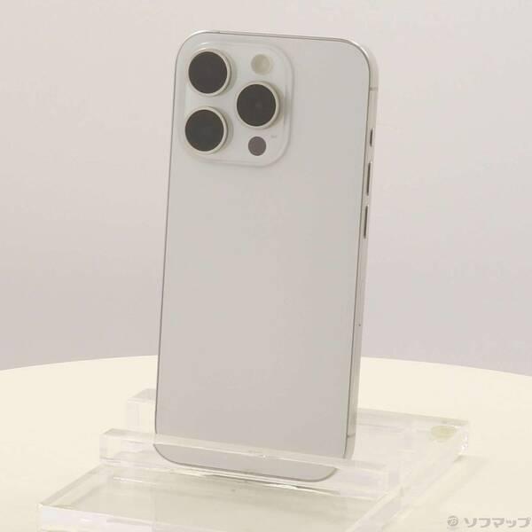 〔中古〕Apple(アップル) iPhone15 Pro 128GB ホワイトチタニウム MTU83J／A SIMフリー〔348-ud〕 | 