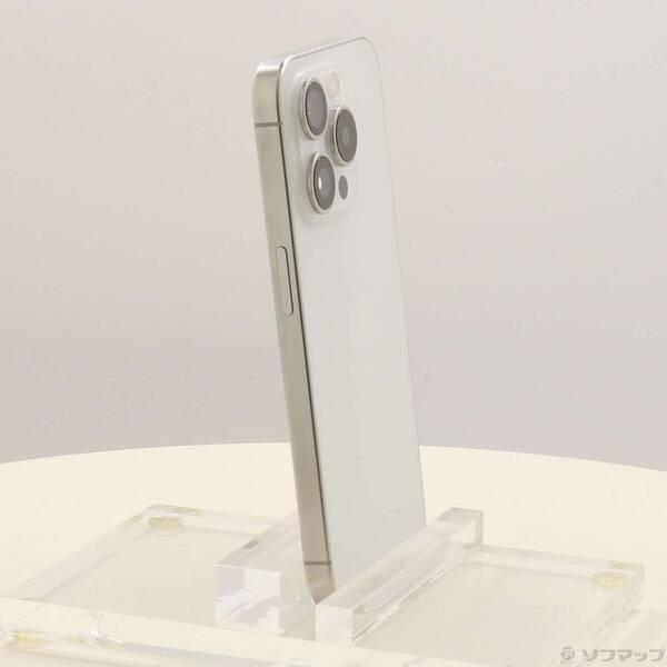 〔中古〕Apple(アップル) iPhone15 Pro 128GB ホワイトチタニウム MTU83J／A SIMフリー〔348-ud〕 |  | 03
