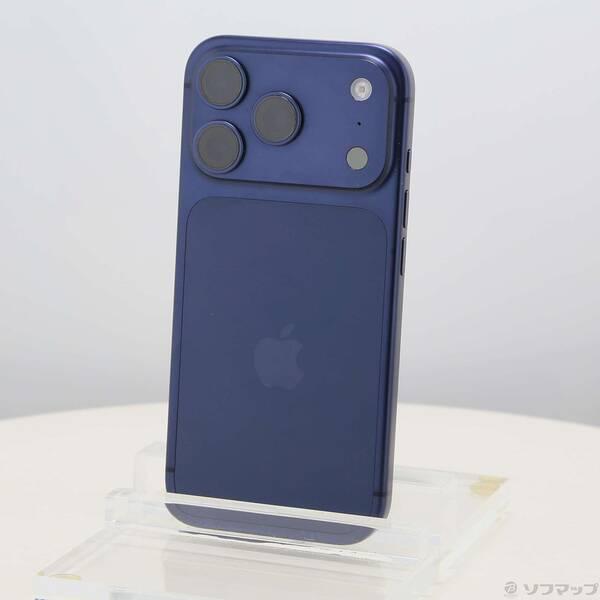 〔中古〕Apple(アップル) iPhone17 Pro 256GB ディープブルー MG874J／A SIMフリー〔198-ud〕 | 