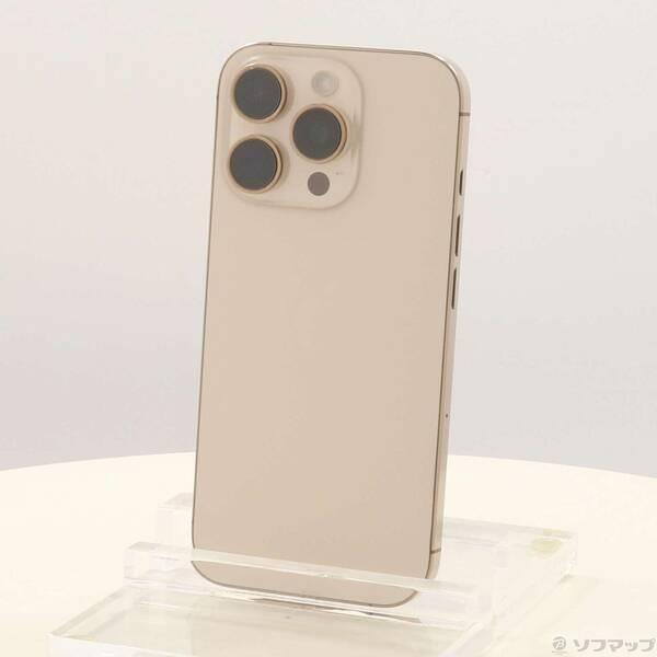 〔中古〕Apple(アップル) iPhone16 Pro 256GB デザートチタニウム MYN23J／A SIMフリー〔305-ud〕 | 