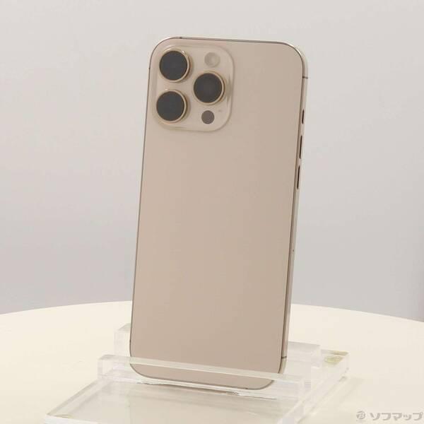〔中古〕Apple(アップル) iPhone16 Pro Max 256GB デザートチタニウム MYWJ3J／A SIMフリー〔276-ud〕 | 