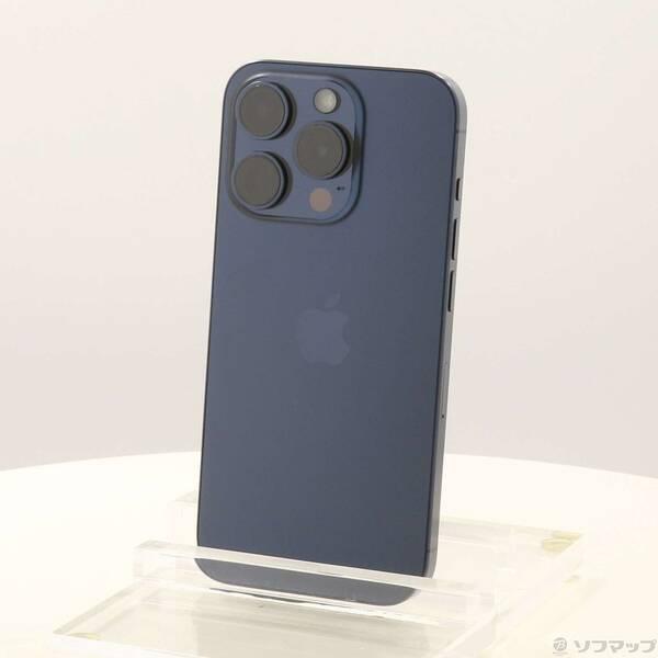 〔中古〕Apple(アップル) iPhone15 Pro 256GB ブルーチタニウム MTUG3J／A SIMフリー〔198-ud〕 | 