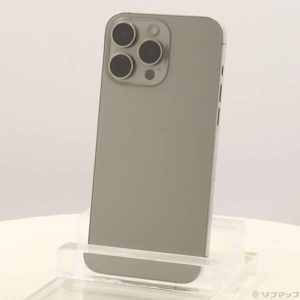 〔中古〕Apple(アップル) iPhone15 Pro Max 256GB ナチュラルチタニウム MU6R3J／A SIMフリー〔198-ud〕 | 