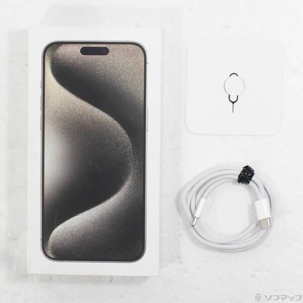 〔中古〕Apple(アップル) iPhone15 Pro Max 256GB ナチュラルチタニウム MU6R3J／A SIMフリー〔198-ud〕 |  | 04