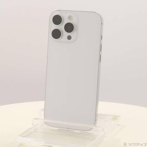 〔中古〕Apple(アップル) iPhone16 Pro Max 256GB ホワイトチタニウム MYWH3J／A SIMフリー〔305-ud〕 | 