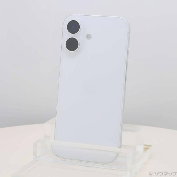 〔中古〕Apple(アップル) iPhone16 128GB ホワイト MYDR3J／A SIMフリー〔269-ud〕 | 