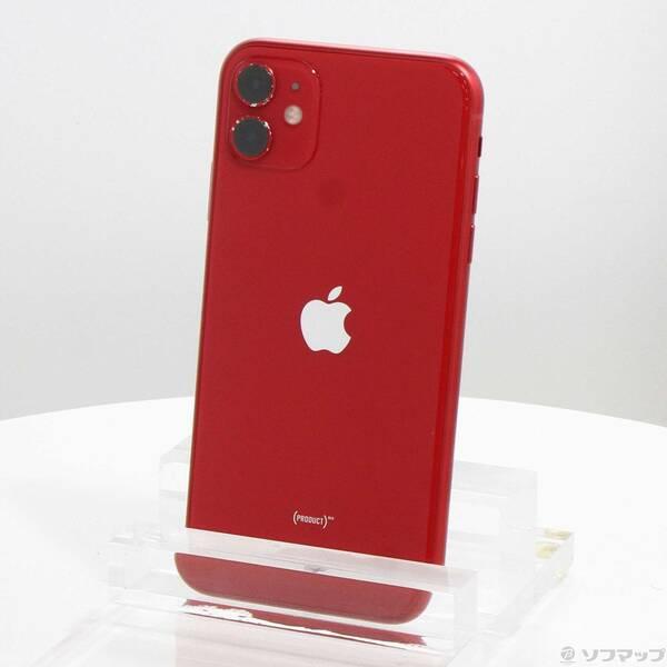 〔中古〕Apple(アップル) iPhone11 64GB プロダクトレッド MWLV2J／A SIMフリー〔276-ud〕 | 