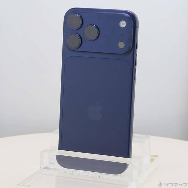 〔中古〕Apple(アップル) iPhone17 Pro Max 256GB ディープブルー MFYA4J／A SIMフリー〔258-ud〕 | 