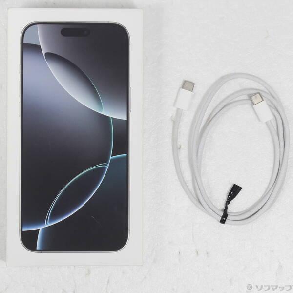 〔中古〕Apple(アップル) iPhone16 Pro Max 256GB ホワイトチタニウム MYWH3J／A SIMフリー〔262-ud〕 |  | 04