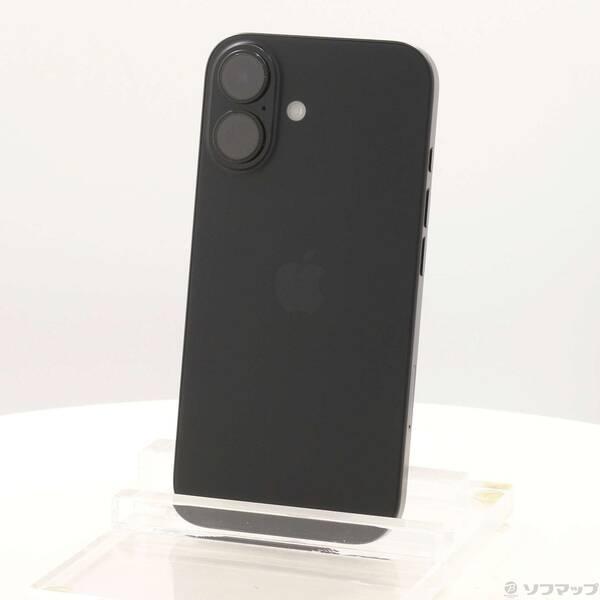 〔中古〕Apple(アップル) iPhone16 128GB ブラック MYDQ3J／A SIMフリー〔305-ud〕 | 