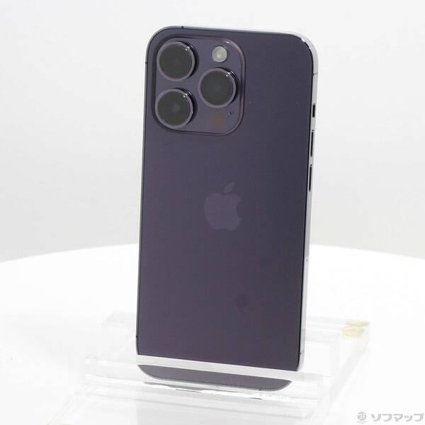 〔中古〕Apple(アップル) iPhone14 Pro 128GB ディープパープル MQ0F3J／A SIMフリー〔295-ud〕 | 