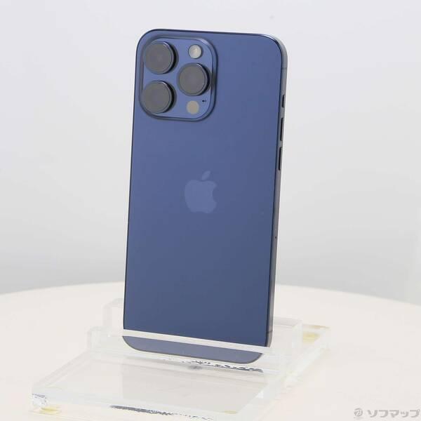 〔中古〕Apple(アップル) iPhone15 Pro Max 512GB ブルーチタニウム MU6X3J／A SIMフリー〔297-ud〕 | 