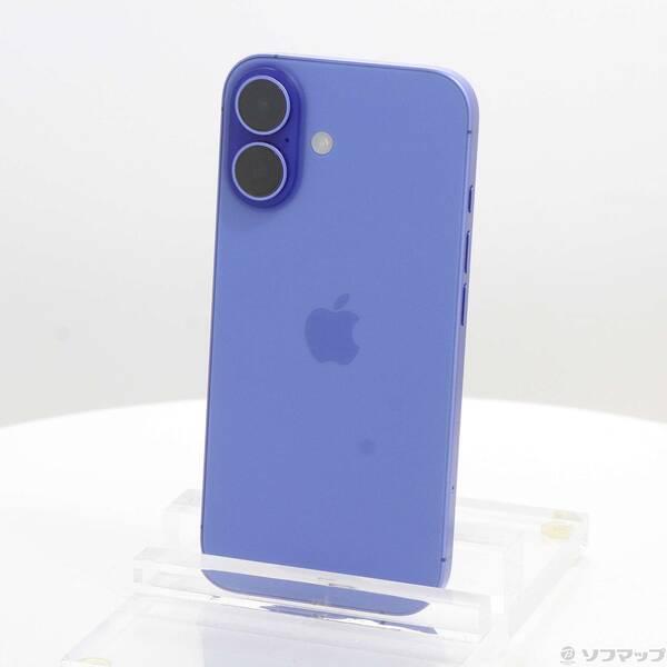 〔中古〕Apple(アップル) iPhone16 256GB ウルトラマリン MYE03J／A SIMフリー〔276-ud〕 | 