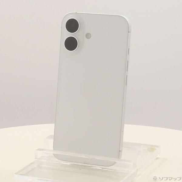 〔中古〕Apple(アップル) iPhone16 128GB ホワイト MYDR3J／A SIMフリー〔297-ud〕 | 