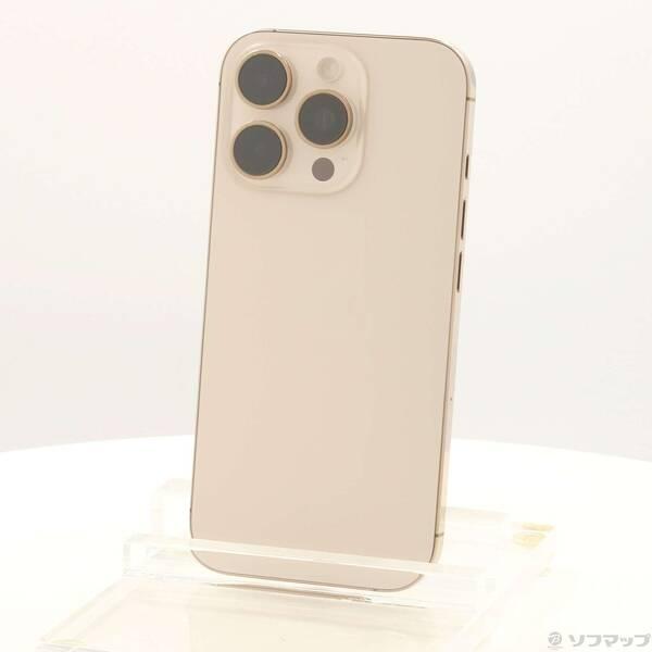 〔中古〕Apple(アップル) iPhone16 Pro 256GB デザートチタニウム MYN23J／A SIMフリー〔276-ud〕 | 