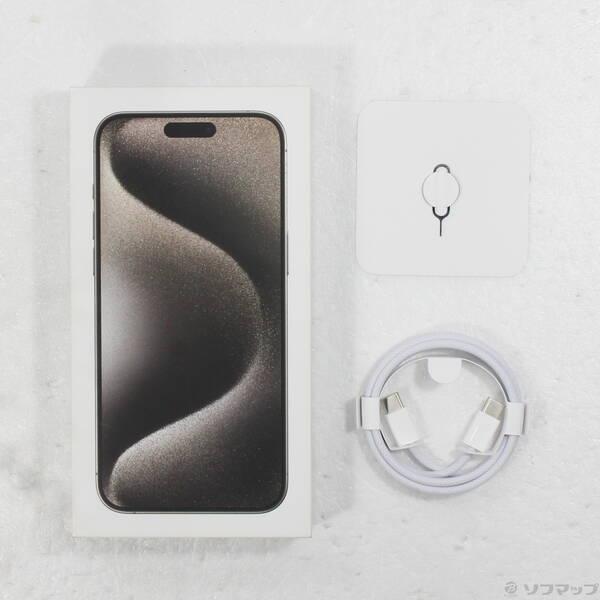 〔中古〕Apple(アップル) iPhone15 Pro Max 256GB ナチュラルチタニウム MU6R3J／A SIMフリー〔344-ud〕 |  | 04