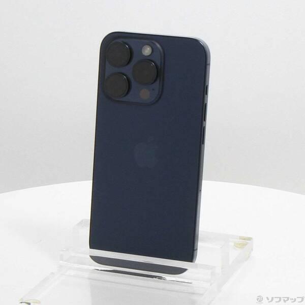 〔中古〕Apple(アップル) iPhone15 Pro 128GB ブルーチタニウム MTUA3J／A SIMフリー〔198-ud〕 | 