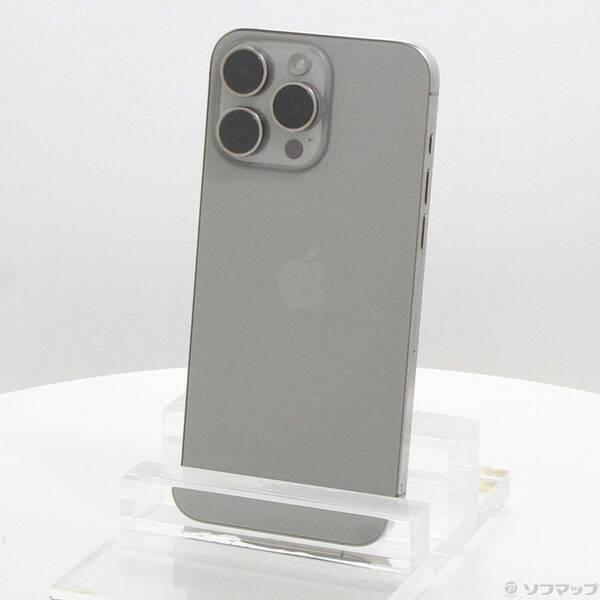 〔中古〕Apple(アップル) iPhone15 Pro Max 1TB ナチュラルチタニウム MU713J／A SIMフリー〔377-ud〕 | 