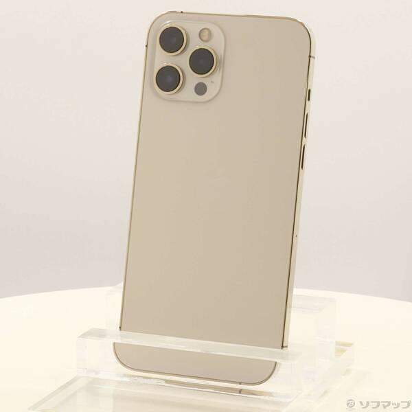 〔中古〕Apple(アップル) iPhone12 Pro Max 128GB ゴールド MGCW3J／A SIMフリー〔269-ud〕 | 