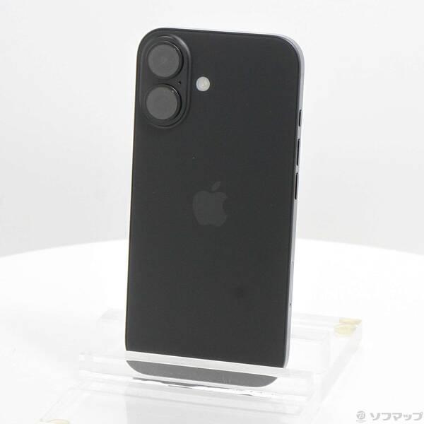 〔中古〕Apple(アップル) iPhone16 128GB ブラック MYDQ3J／A SIMフリー〔198-ud〕 | 