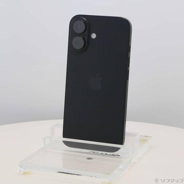 〔中古〕Apple(アップル) iPhone16 128GB ブラック MYDQ3J／A SIMフリー〔276-ud〕 | 