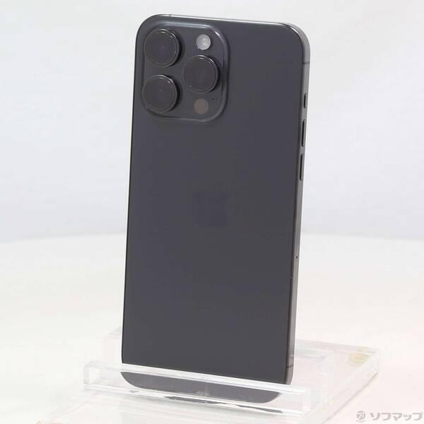 〔中古〕Apple(アップル) iPhone15 Pro Max 256GB ブラックチタニウム MU6P3J／A SIMフリー〔377-ud〕 | 