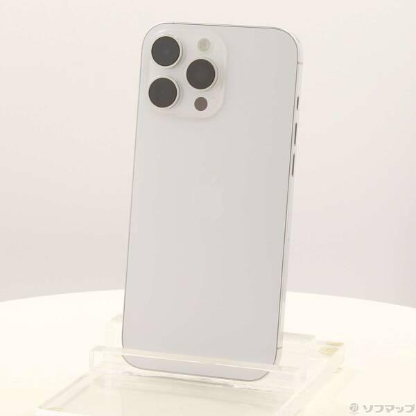 〔中古〕Apple(アップル) iPhone16 Pro Max 256GB ホワイトチタニウム NYWH3J／A SIMフリー〔198-ud〕 | 