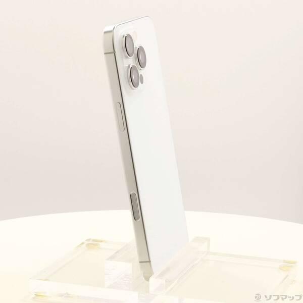 〔中古〕Apple(アップル) iPhone16 Pro Max 256GB ホワイトチタニウム NYWH3J／A SIMフリー〔198-ud〕 |  | 03