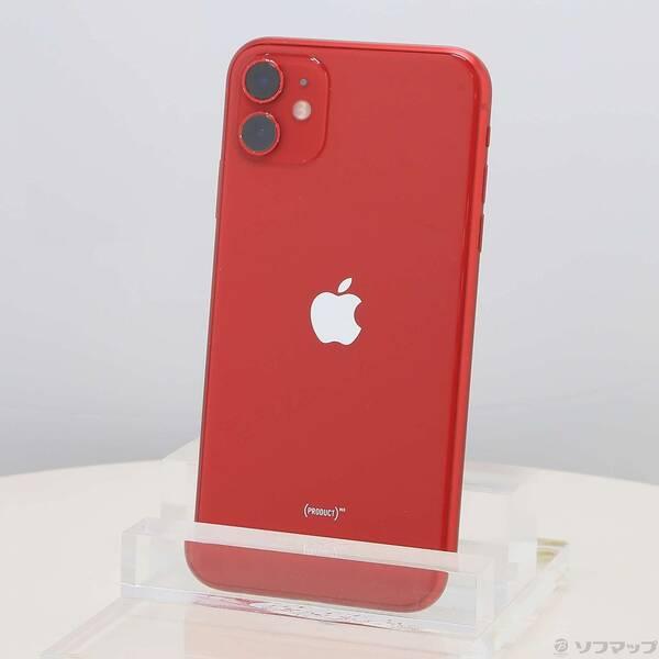 〔中古〕Apple(アップル) iPhone11 128GB プロダクトレッド MWM32J／A SIMフリー〔276-ud〕 | 