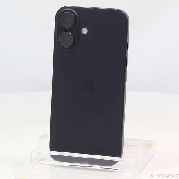 〔中古〕Apple(アップル) iPhone16 128GB ブラック MYDQ3J／A SIMフリー〔348-ud〕 | 