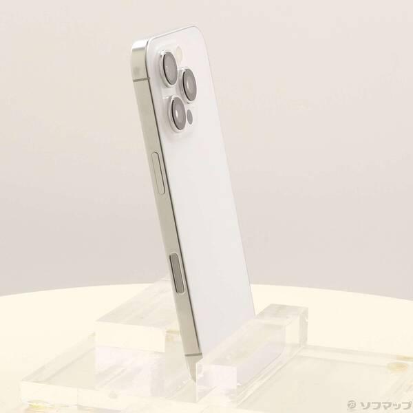 〔中古〕Apple(アップル) iPhone16 Pro 256GB ホワイトチタニウム MYN13J／A SIMフリー〔262-ud〕 |  | 03
