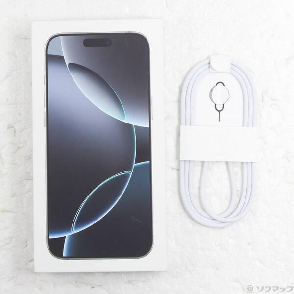 〔中古〕Apple(アップル) iPhone16 Pro Max 256GB ホワイトチタニウム MYWH3J／A SIMフリー〔349-ud〕 |  | 04